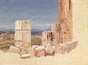 Frederic E.Church Broken Colunms,View from the Parthenon,Athens china oil painting reproduction